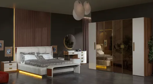 Product img 1, Melissa 6 Kapaklı Yatak Odası Takımı